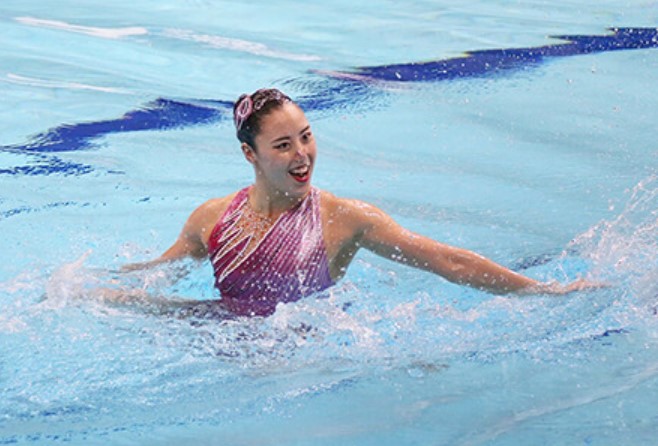 2023年世界水泳日本代表の乾友紀子選手